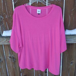 Cabi Relaxed Half Sleeve Tee‎ #6336 Sz. L NWOT